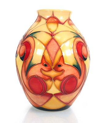 Lot 350 - A Moorcroft vase of ovoid form decorated with...
