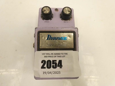 Lot 2054 - Ibanez CS9 Stereo Chorus guitar pedal