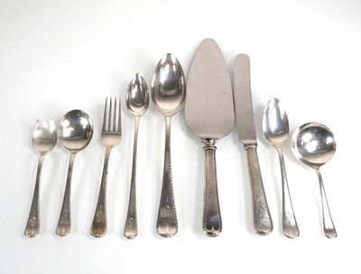 Lot 380 - A suite of American silver flatware comprising:...