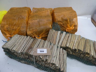 Lot 3331 - 5 Bags of kindling wood