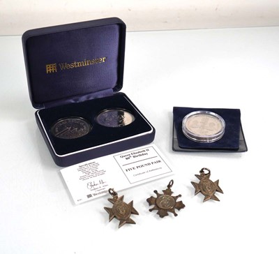 Lot 382 - Two Edwardian silver AYR School Board...