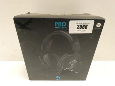 Lot 2066 - Logitech Pro X wireless gaming headset