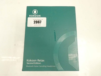 Lot 2067 - Kokoon Relax noise cancelling wireless headphones