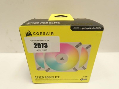 Lot 2073 - Corsair AF120 RGB Elite 3-pack