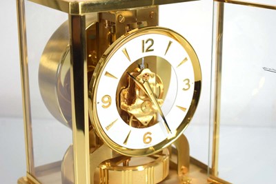 Lot 55 - A 1970's Jaeger Le-Coultre 'Atmos' clock with...