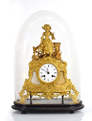 Lot 56 - A 19th century French mantle clock by Henry...