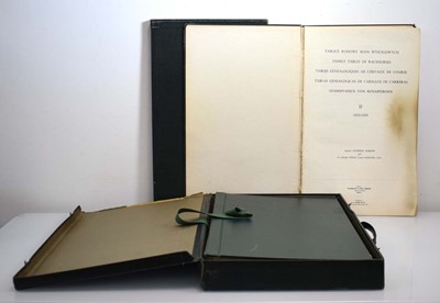 Lot 64 - Bobinski & Zamoyski: 'Tablice Rodowe Koni...