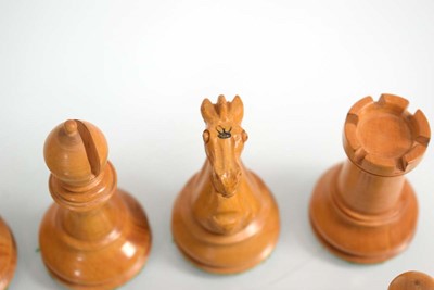 Lot 76 - A set of J. Jaques & Son 'Staunton' chessmen,...