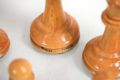 Lot 76 - A set of J. Jaques & Son 'Staunton' chessmen,...