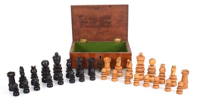 Lot 77 - A set of late 19th/early 20th century wooden...
