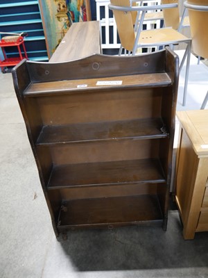 Lot 1050 - Oak 3 tier bookshelf