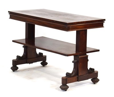 Lot 1 - A Victorian mahogany metamorphic serving table...