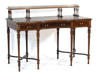 Lot 3 - A 19th century rosewood and brass strung...