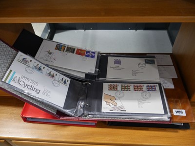 Lot 1100 - 4 albums containing worldwide stamps and First...