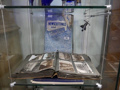Lot 1111 - 3 scrap books with contents of various picture...