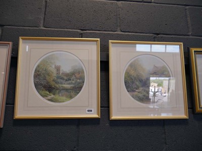 Lot 1125 - 3 pairs of framed and glazed prints incl....