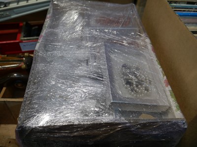 Lot 1169 - Box containing various rosaries and Holy water...