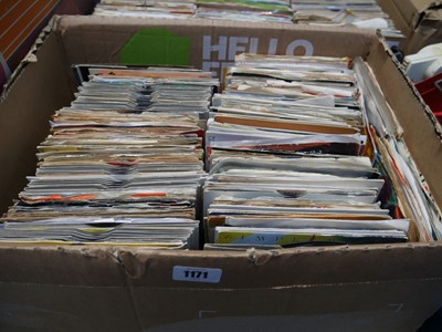 Lot 1171 - Box containing assorted 45rpm singles incl....