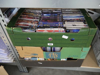 Lot 1178 - 3 shallow trays containing various DVDs incl....