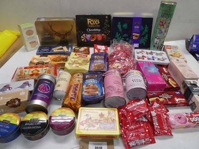 Lot 3510 - Selection of biscuits and cookies and Whisky...