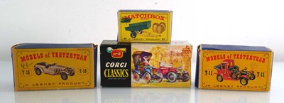 Lot 248 - Three Matchbox models: 51 trailer, Y-10 1928...