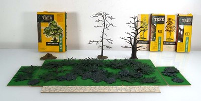 Lot 251 - A group of Britains trees: 1806 silver birch,...