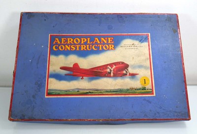 Lot 253 - A Meccano aeroplane constructor set No. 1, boxed