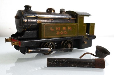 Lot 254 - A Bowman O gauge 0-4-0 steam driven tank loco '...