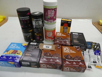 Lot 3516 - Darkstims Pre-Workout, Warrior Creatine, My...