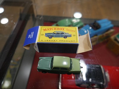 Lot 259 - Nineteen Matchbox models: 7 Ford Anglia x 2,...