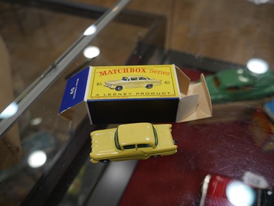 Lot 259 - Nineteen Matchbox models: 7 Ford Anglia x 2,...