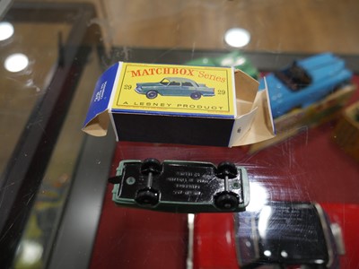 Lot 259 - Nineteen Matchbox models: 7 Ford Anglia x 2,...