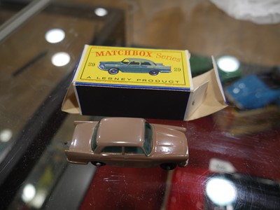 Lot 259 - Nineteen Matchbox models: 7 Ford Anglia x 2,...