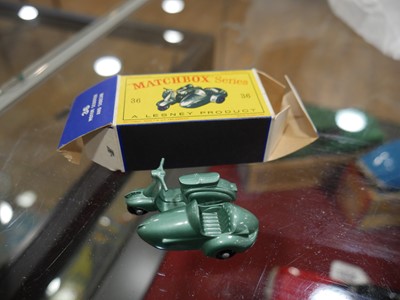 Lot 259 - Nineteen Matchbox models: 7 Ford Anglia x 2,...