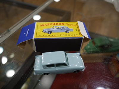 Lot 259 - Nineteen Matchbox models: 7 Ford Anglia x 2,...