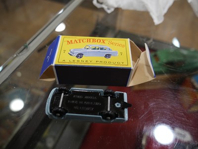 Lot 259 - Nineteen Matchbox models: 7 Ford Anglia x 2,...