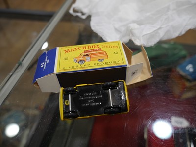 Lot 259 - Nineteen Matchbox models: 7 Ford Anglia x 2,...