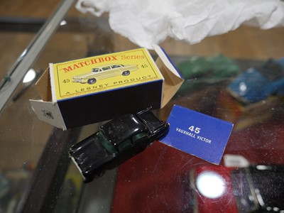 Lot 259 - Nineteen Matchbox models: 7 Ford Anglia x 2,...