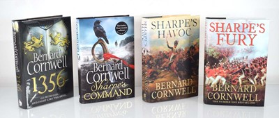Lot 96 - Bernard Cornwell: 'Sharpe's Command', Harper...