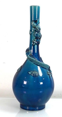 Lot 286 - An Oriental Export stoneware bottle vase...