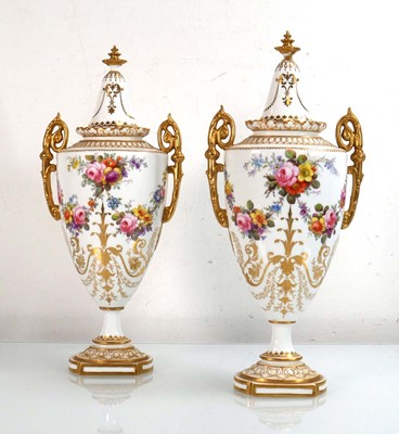 Lot 288 - A pair of early 20th century Royal Crown Derby...