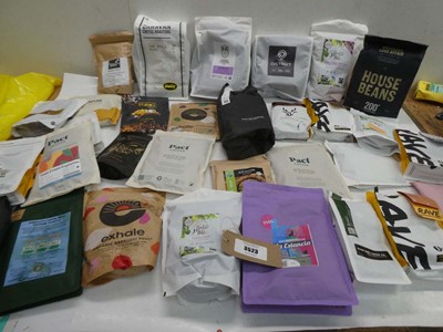 Lot 3523 - Selection of coffee beans and ground coffee...