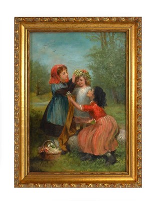 Lot 155 - William Hemsley (1819-1906), 'Crowning Little...