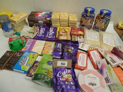 Lot 3532 - Airup pods, confectionary and biscuits