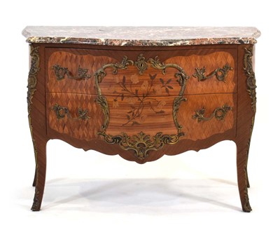 Lot 8 - A 20th century North European kingwood, walnut...