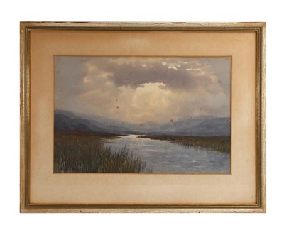 Lot 178 - Percy French (Irish, 1854-1920), Sunlight...