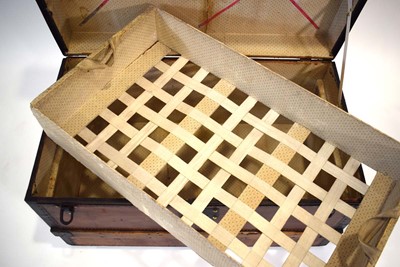 Lot 13 - An early Louis Vuitton cabin trunk, restored,...
