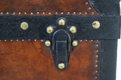 Lot 13 - An early Louis Vuitton cabin trunk, restored,...