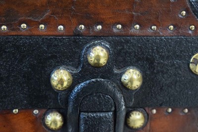Lot 13 - An early Louis Vuitton cabin trunk, restored,...
