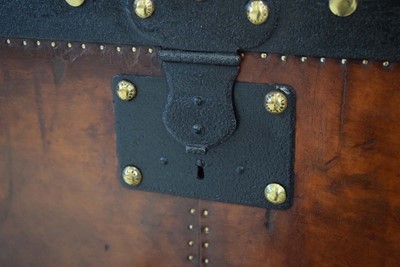 Lot 13 - An early Louis Vuitton cabin trunk, restored,...
